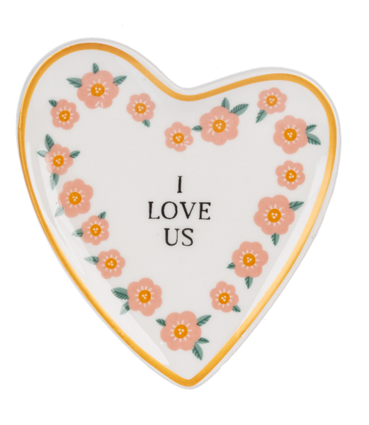 Heart Trinket Dish-I Love Us