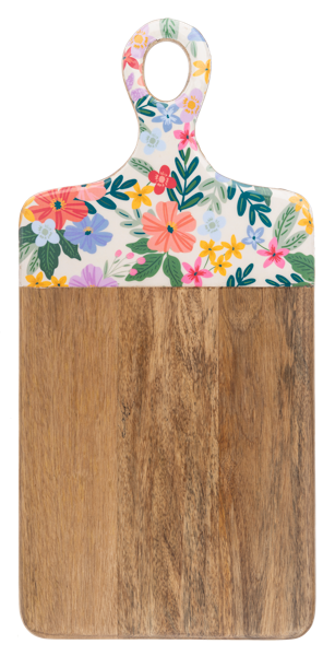 Floral Bloom Cutting Board with Handle- Board 2