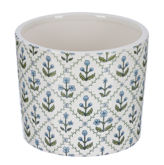 Vintage Floral Planter