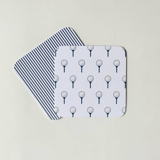 Golf Tee - Paper Coasters