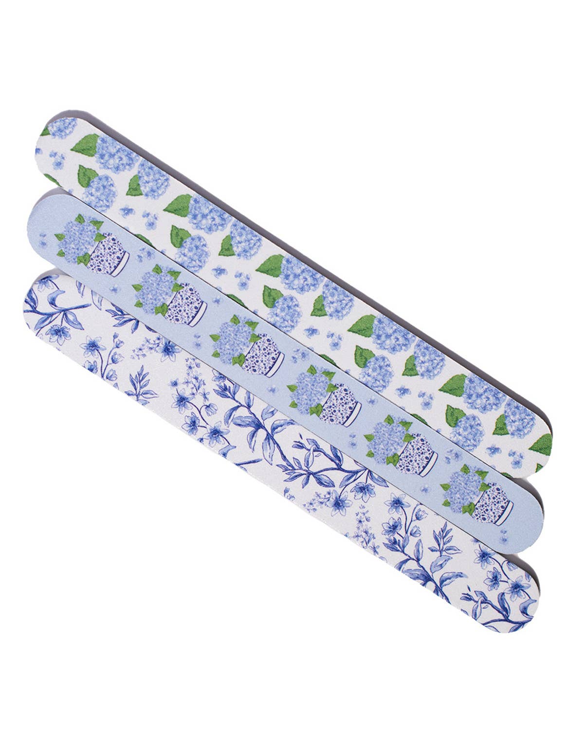 Hydrangea Nail Files Blue/White