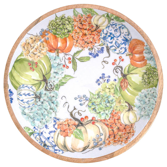 Fall Hydrangea Shallow Bowl Rosanne Beck