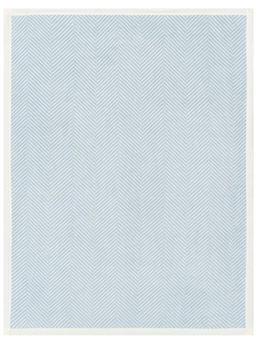 Harborview Herringbone Sky Mini Blanket