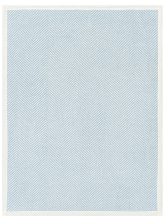 Harborview Herringbone Sky Mini Blanket