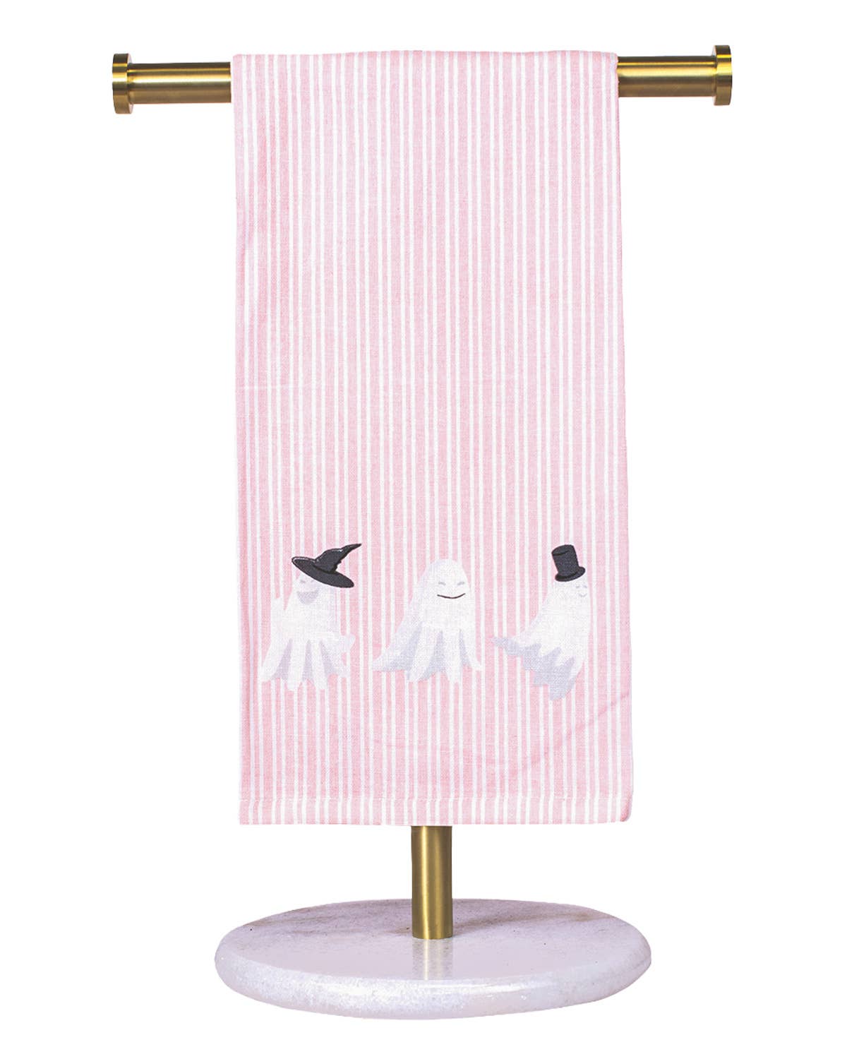 Ghouls Just Wanna Have Fun Hand Towel Light Pink/Black/White