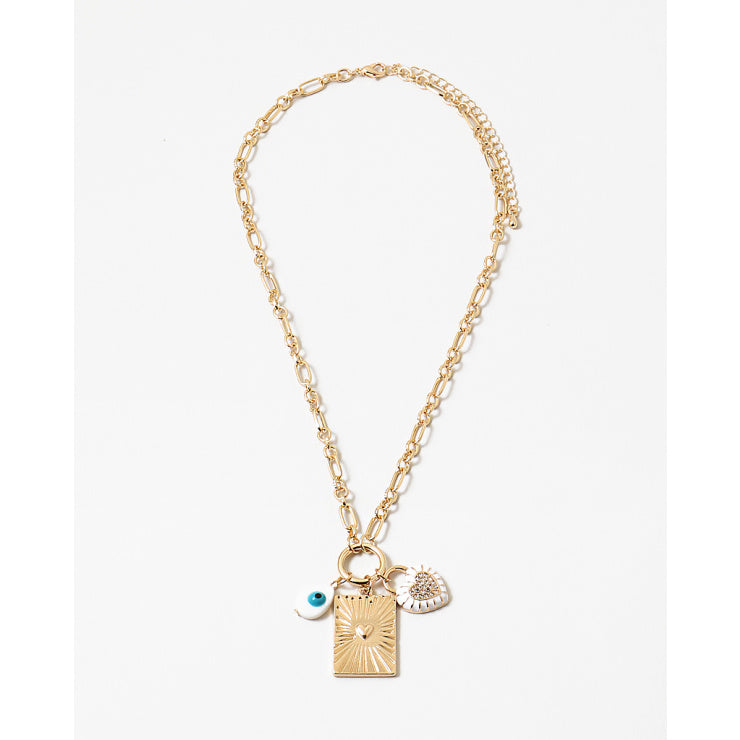 Triple Charm Necklace