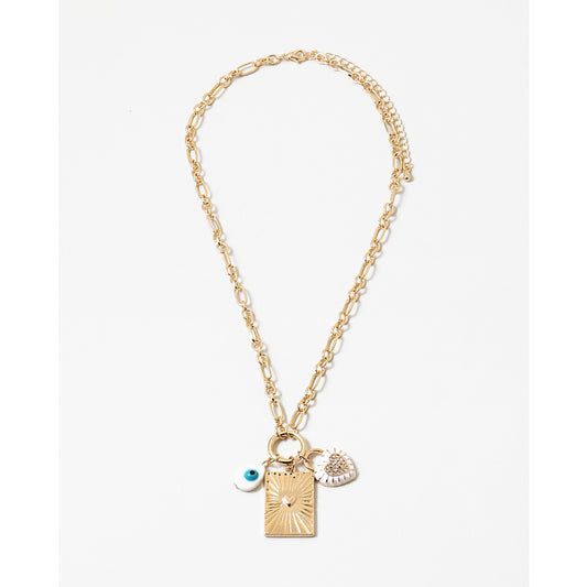 Triple Charm Necklace