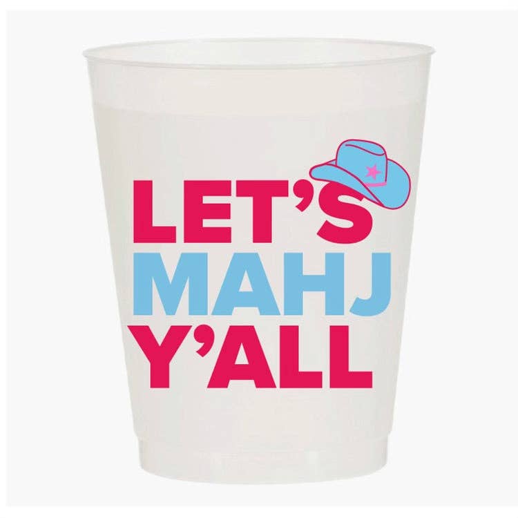 Let's Mahj Y'all Mahjong Frost Flex Cup