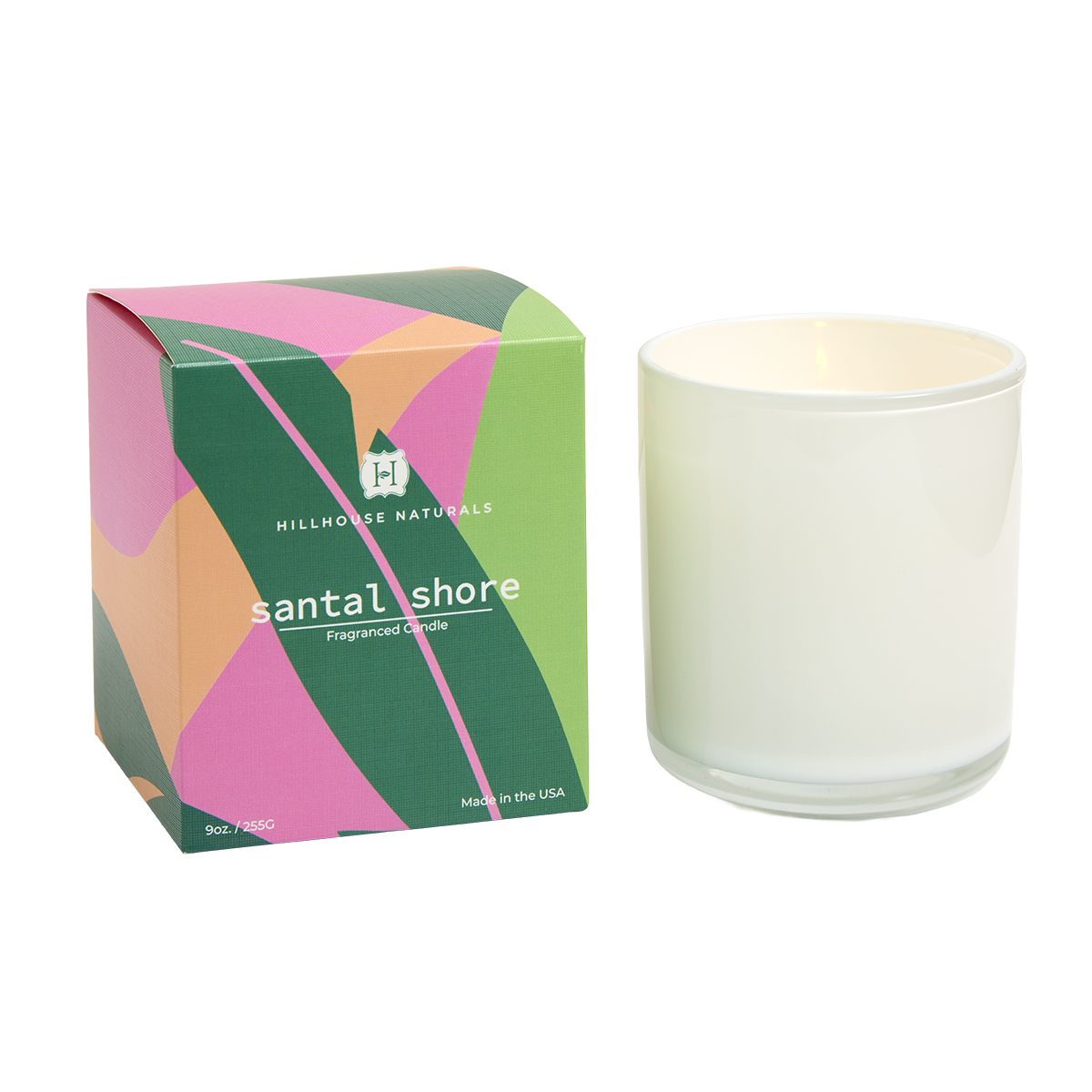 Santal Shore 9oz. Candle In Glass