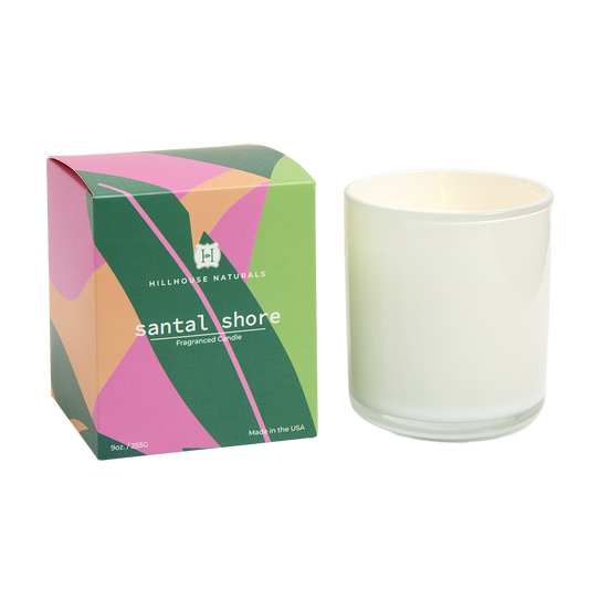 Santal Shore 9oz. Candle In Glass
