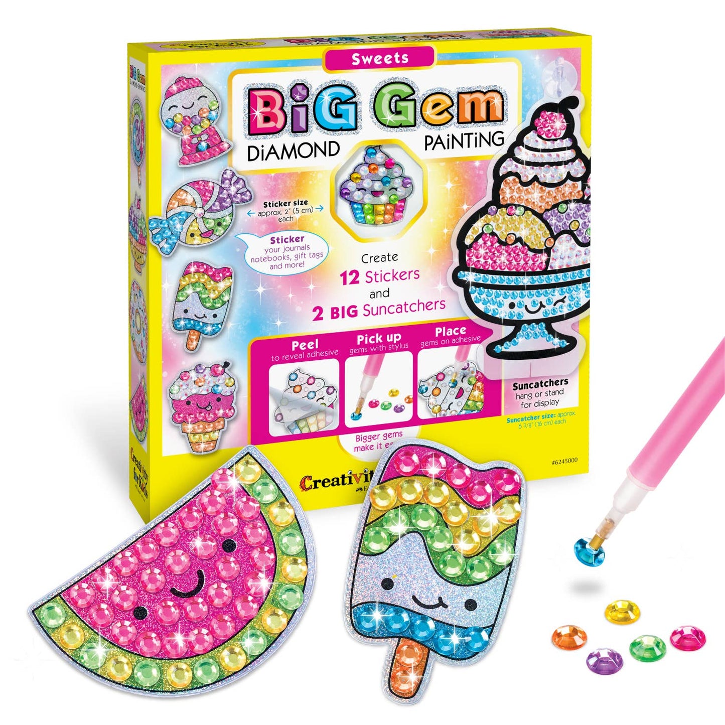 Big Gem Diamond Painting – Sweets DIY Craft for Kids