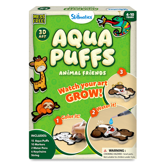 Skillmatics 3D Art Kit - Aqua Puffs Animals