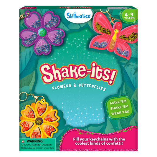 Shake It's! Flowers & Butterflies - Glitter Craft Kit