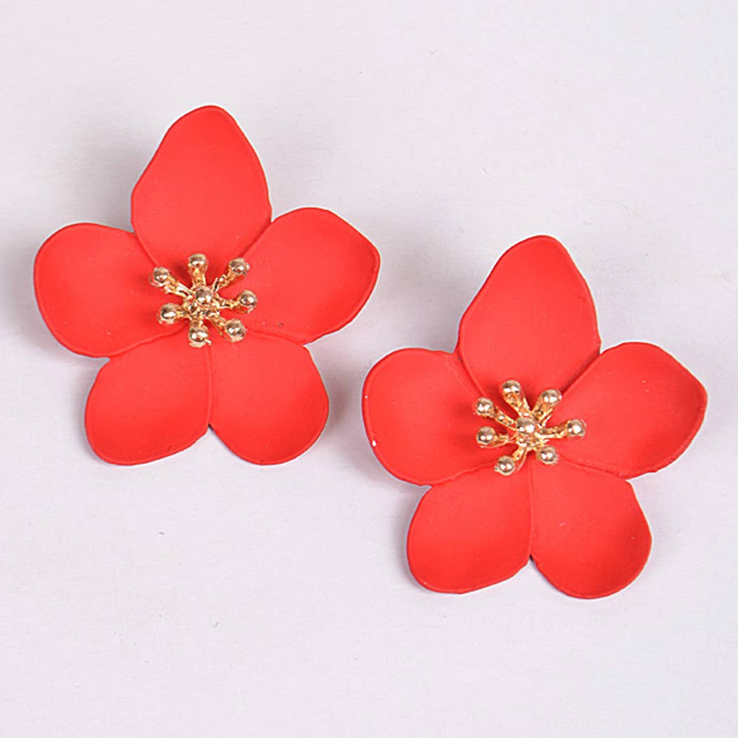 Forsythia Stud & Climber Earrings: RD