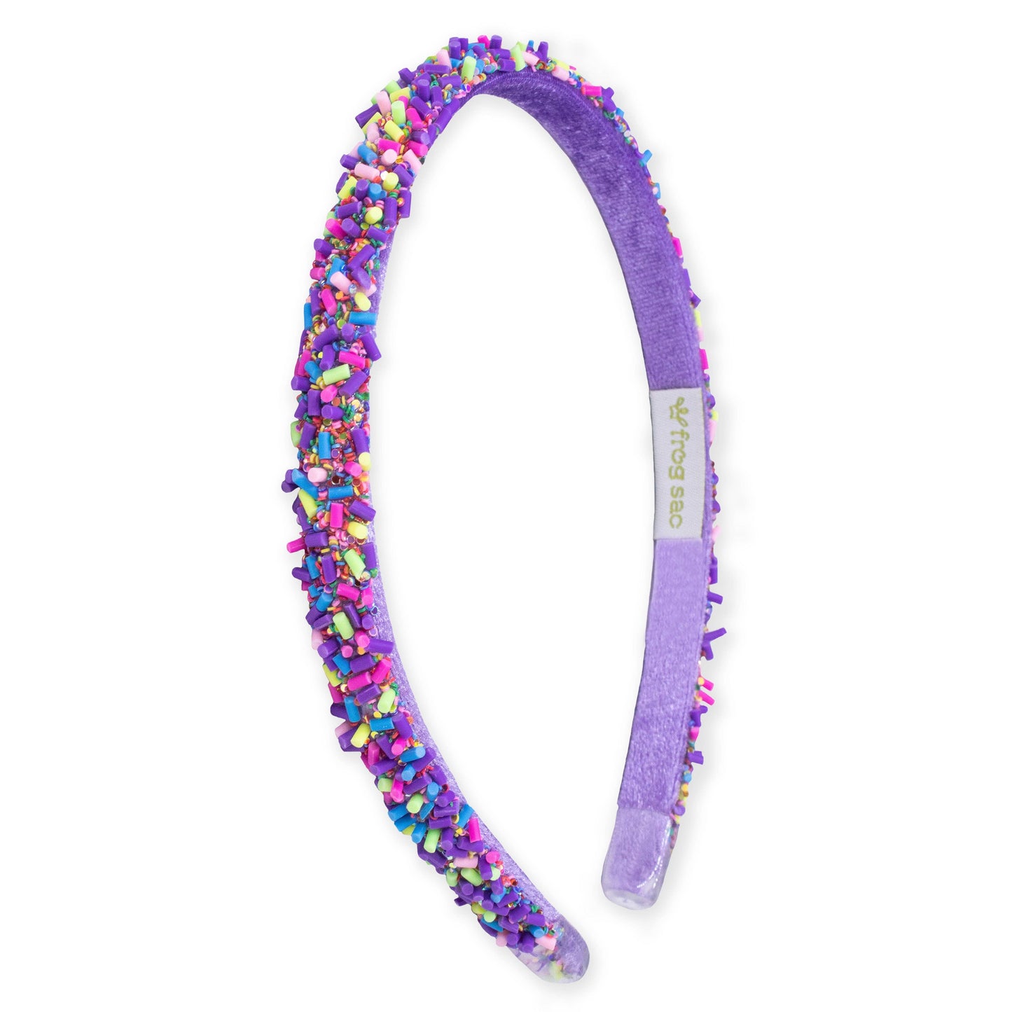 Thin Sprinkle Headband - Non Slip Hair Accessories for Kids: Purple