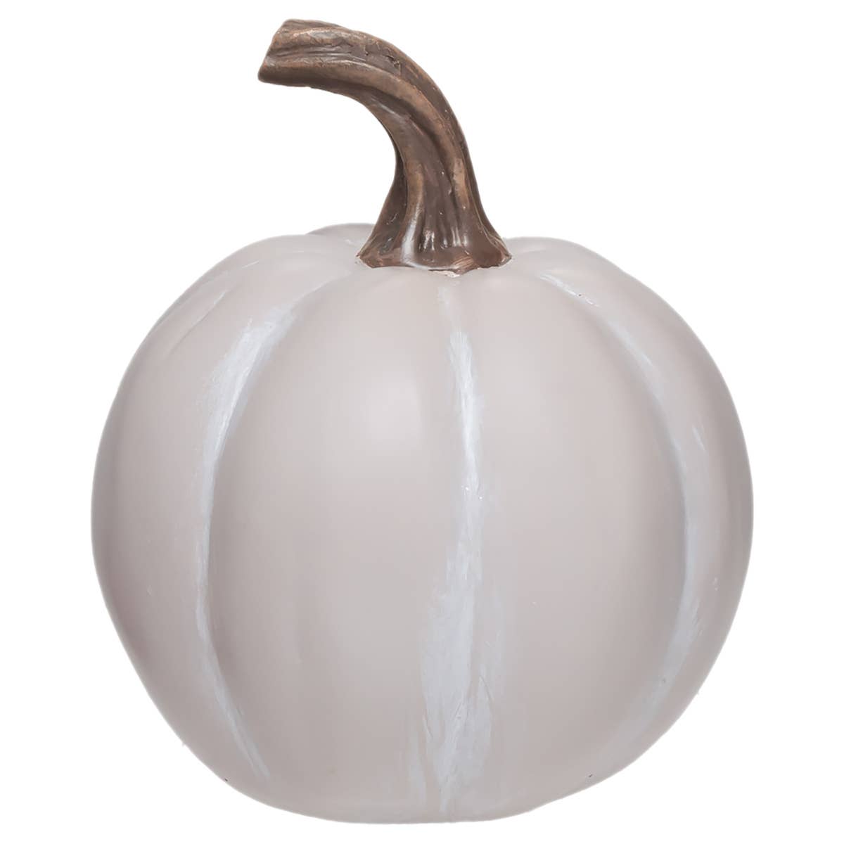 Round Francis Cream Resin Pumpkin