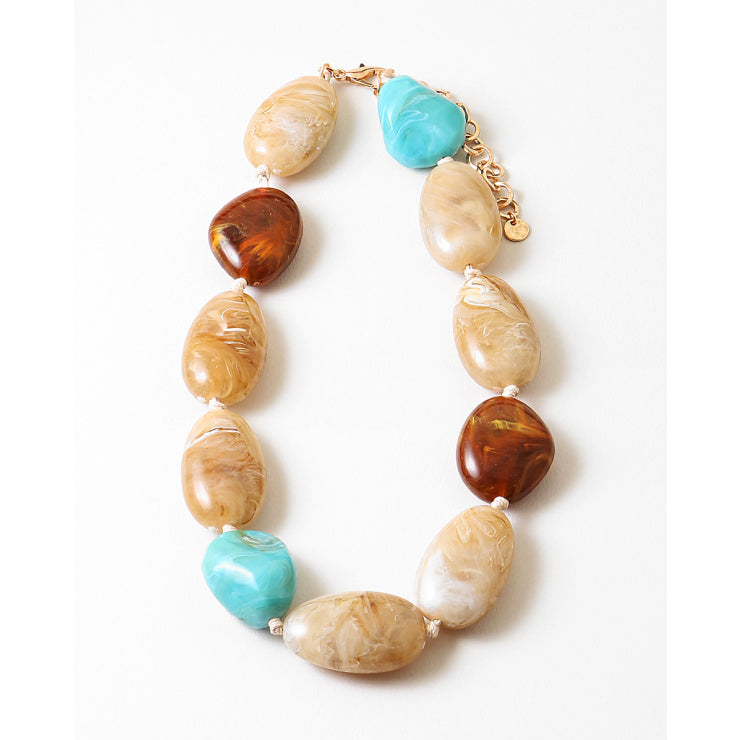 Natural Turquoise Pop Necklace