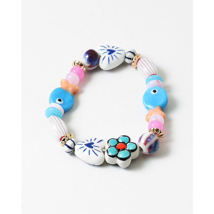 Magical Summer Ceramic Beaded Bracelet