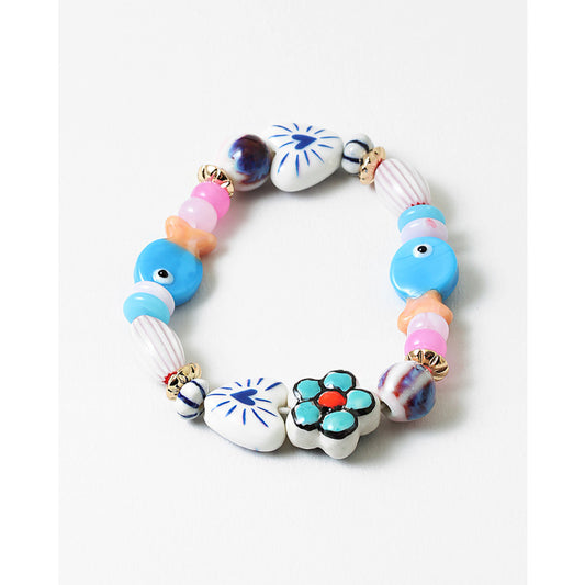 Magical Summer Ceramic Beaded Bracelet