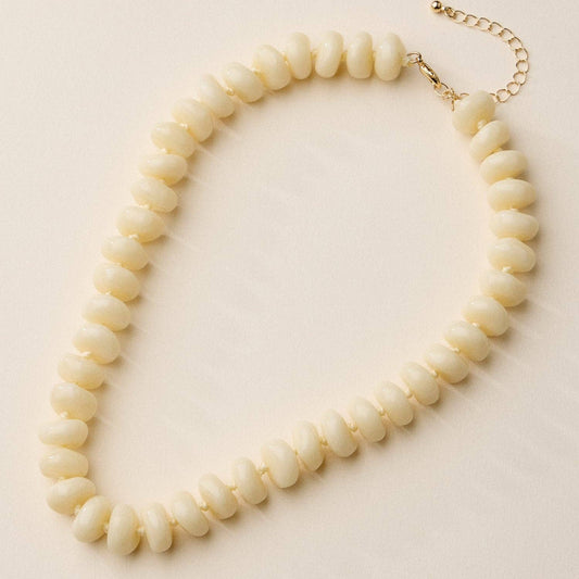 Resin Beaded Chunky Necklace: NT / ONE