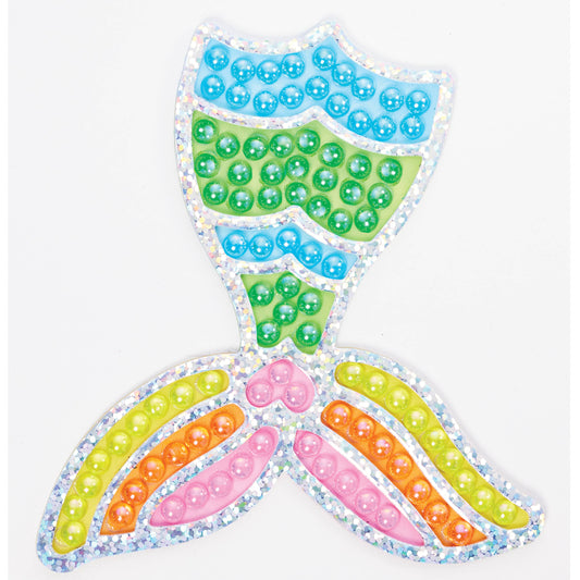 Bubble Gems Super Sticker Diamond Painting Kits for Kids: Mermaid
