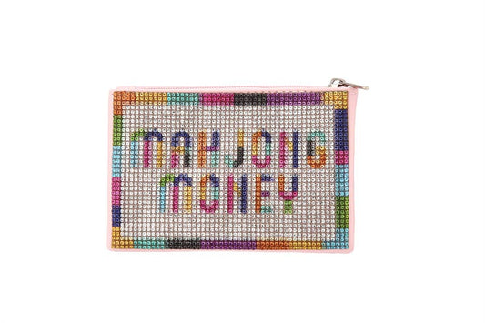 Ladies Mahjong Money Themed Coin Purse