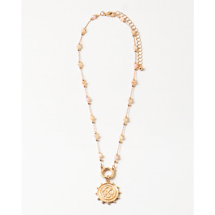 Pastel Coin Necklace
