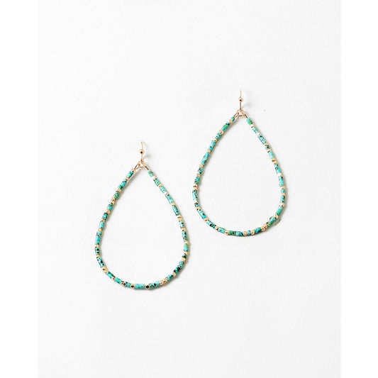 Tear drop earrings
