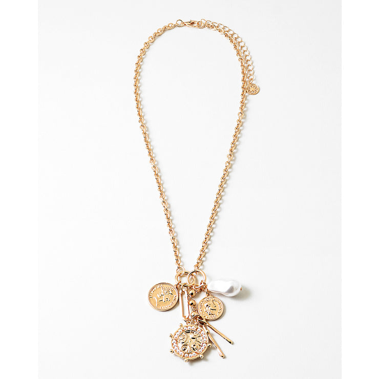 Coins of Luck Charm Necklace
