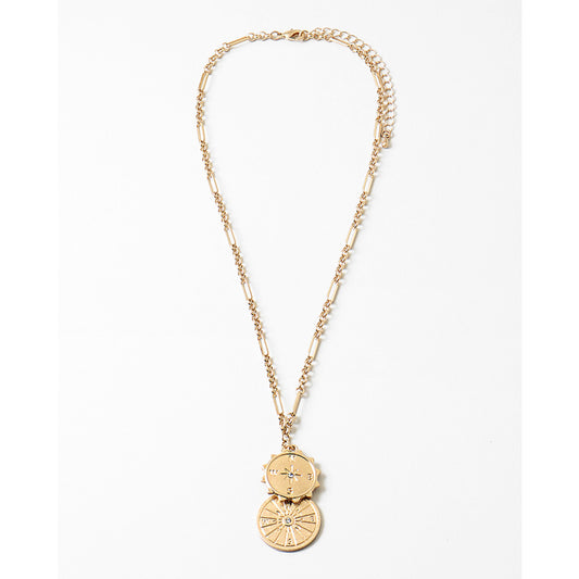 Dual Coins Necklace