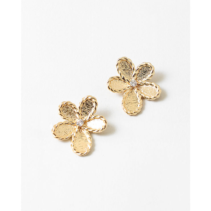 Golden Flower Stud