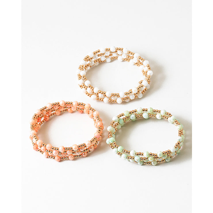 WHITE STACKING SET