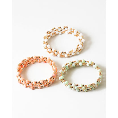 WHITE STACKING SET