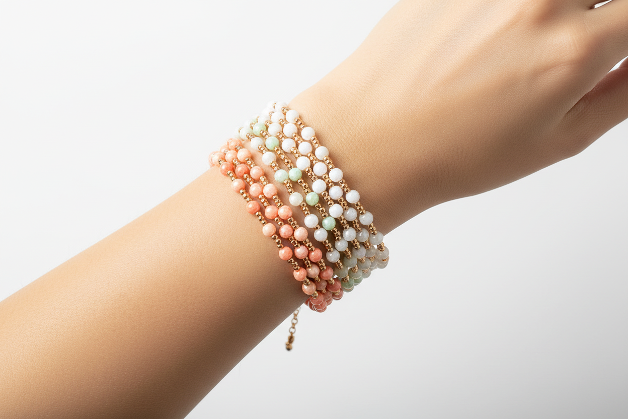 WHITE STACKING SET