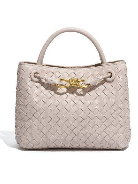 Split-Joint Woven Bags Crossbody Bags: Off-White / One_size
