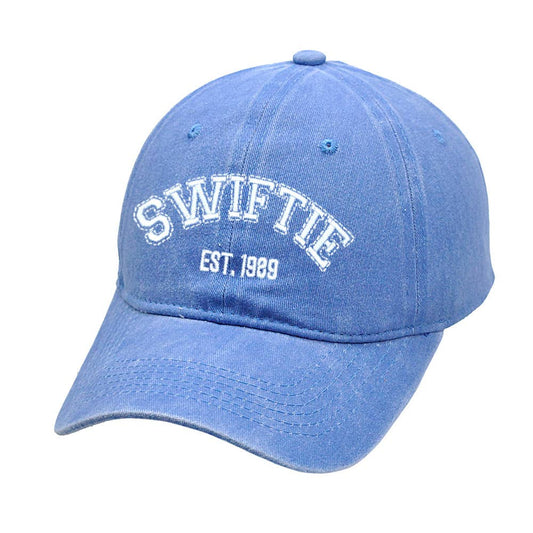 Taylor Swift Baseball Cap Swiftie Embroidered Baseball Cap: Blue