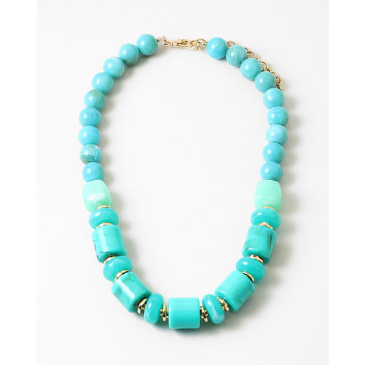 Coastal Blues Statement Necklace