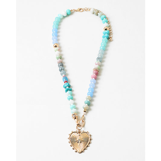 Mint Mix Love Necklace