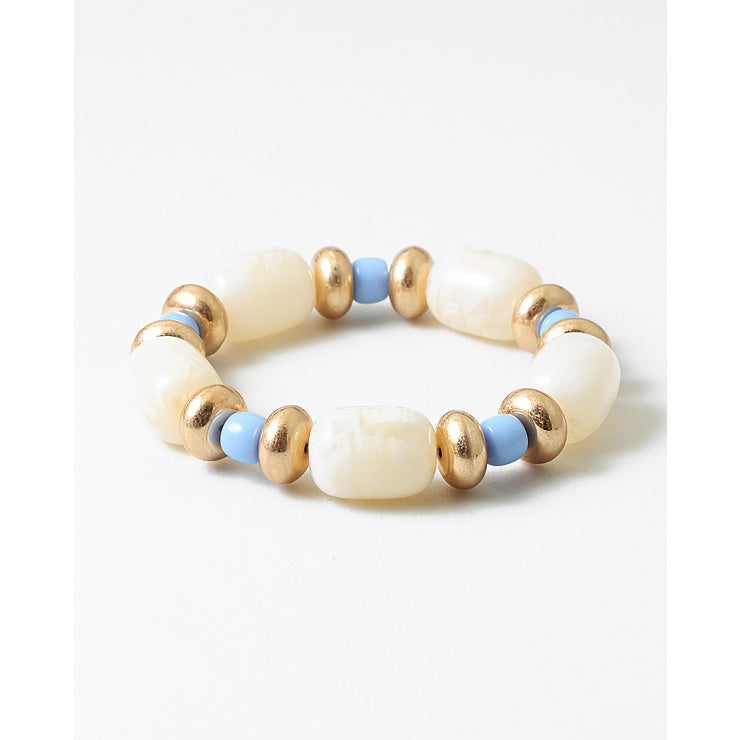Blue Lace & Cloud Bracelet