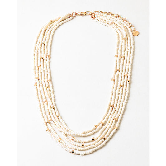 Elegant Ivory Statement Necklace