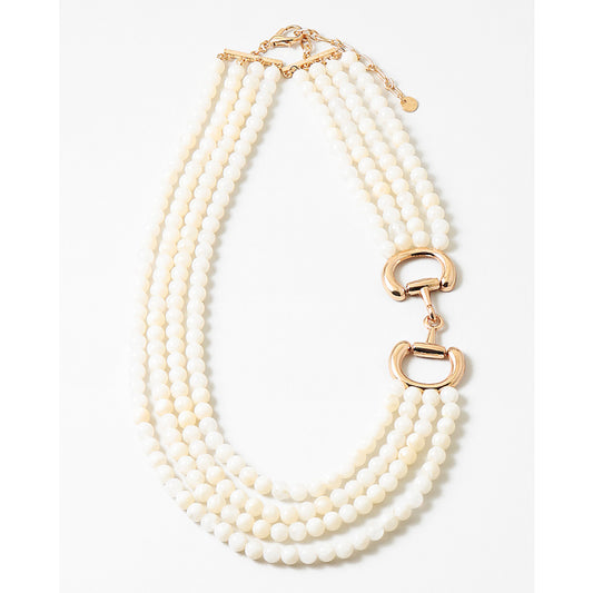 Ivory Horse bit Necklace