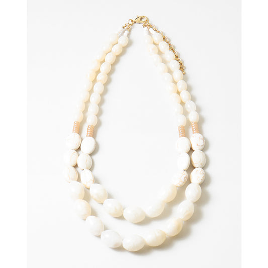 Coastal Ivory Statement Necklace