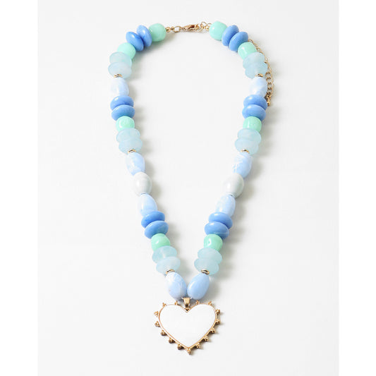 Ocean Dreams Heart Necklace