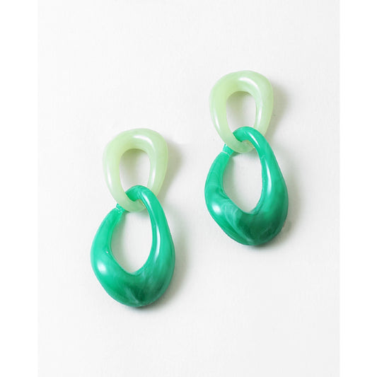 Green vibes earring