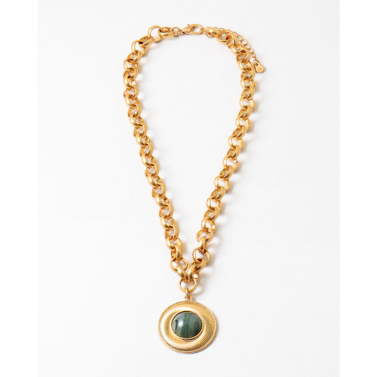 Vintage Green Necklace