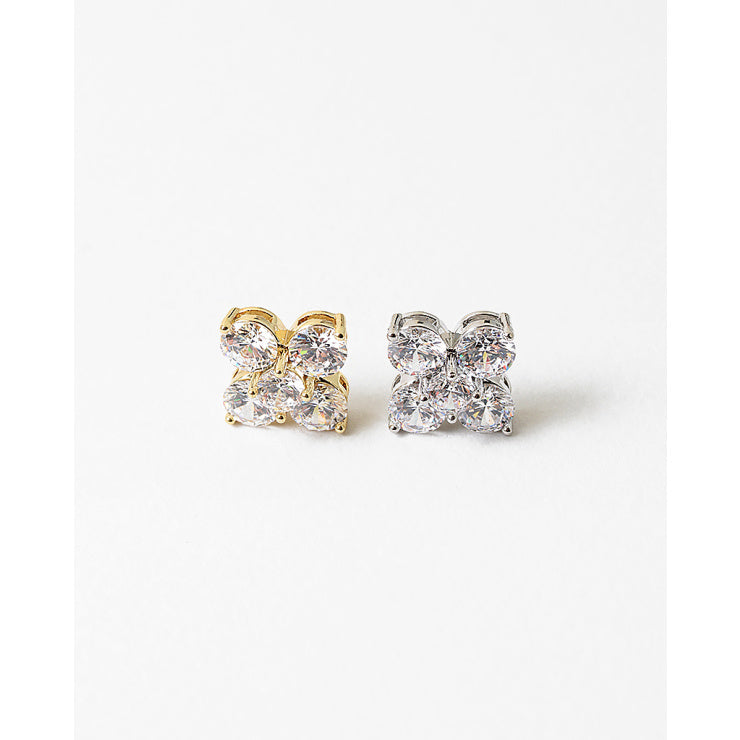 Gold clover Earring