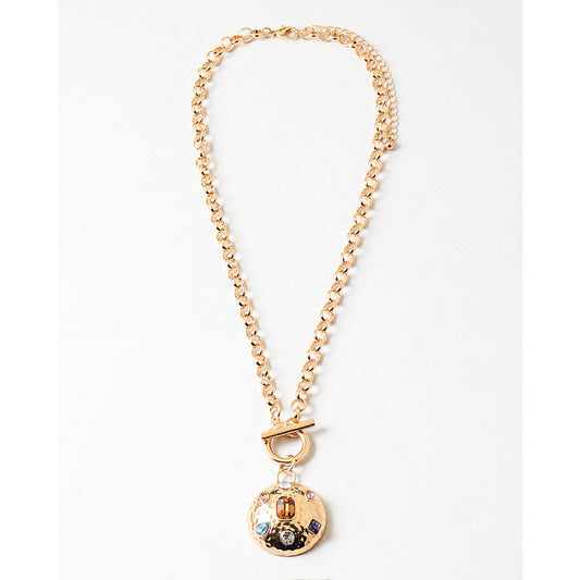 FIA7N1430-1 GOLD/ JEWEL TONE