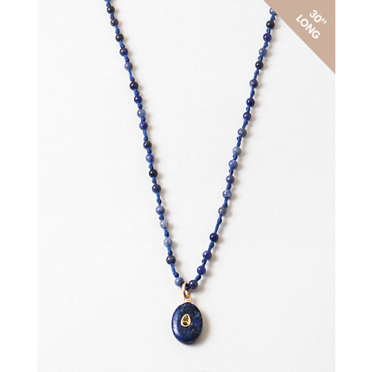 Lainey Necklace Blue