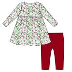 Kiss Me Baby Baby Dress + Legging Set