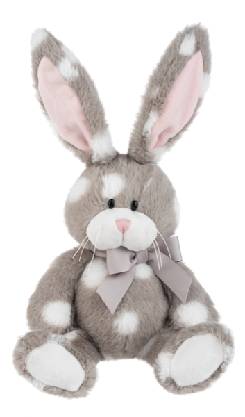 Dotty Delights Bunnies-Light Gray